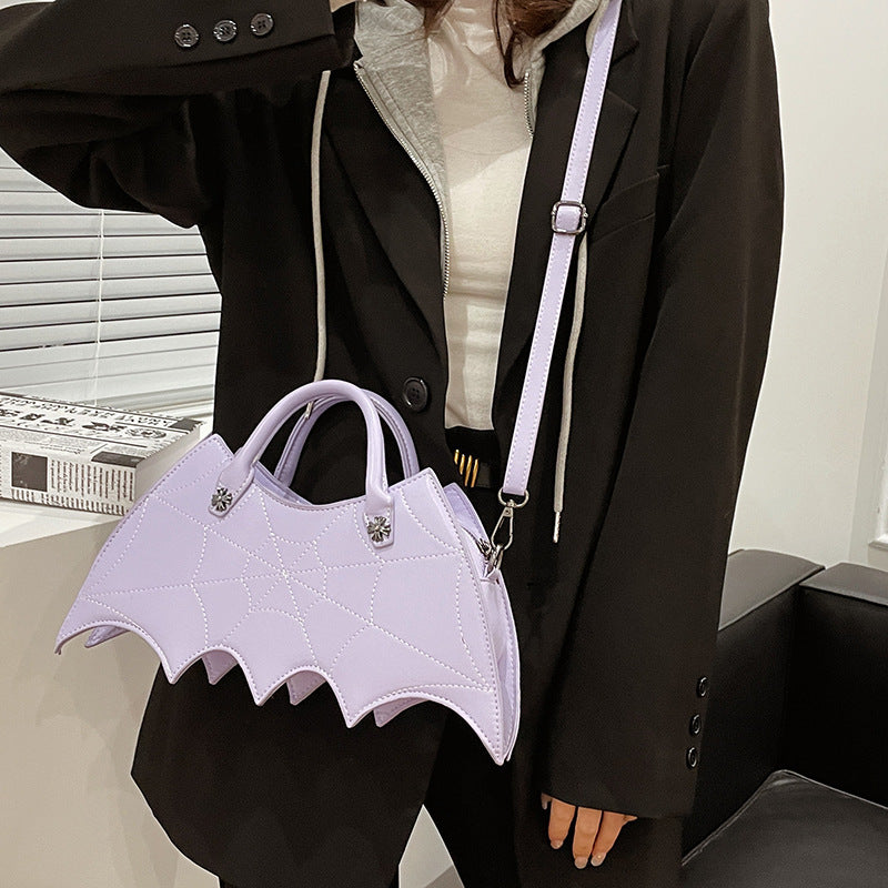 Spider Web Halloween Shoulder Bag – Batgirl Style Crossbody