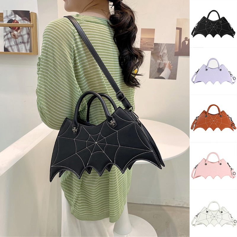 Spider Web Halloween Shoulder Bag – Batgirl Style Crossbody