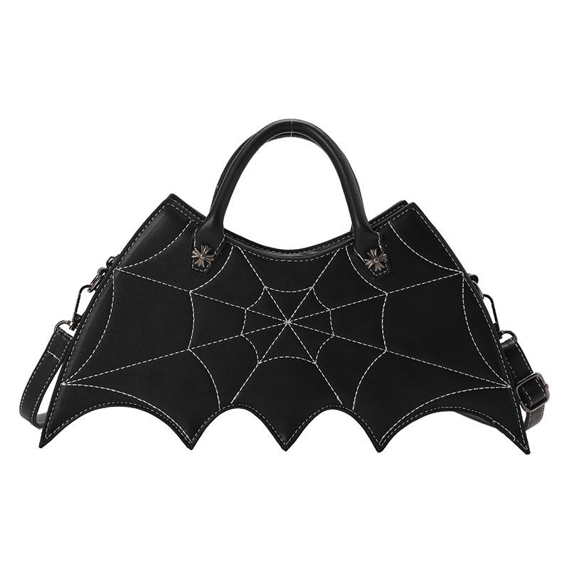 Spider Web Halloween Shoulder Bag – Batgirl Style Crossbody